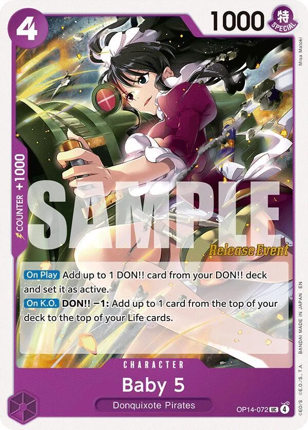Baby 5 Promos: The Azure Sea's Seven card