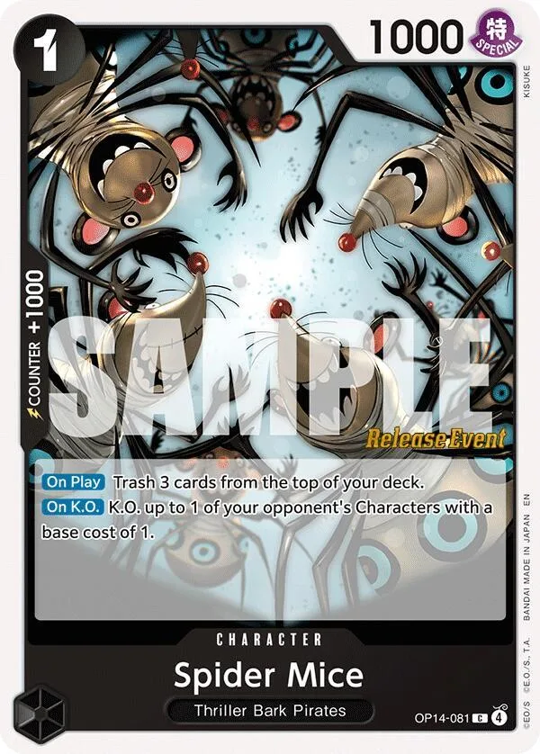 Spider Mice Promos: The Azure Sea's Seven card