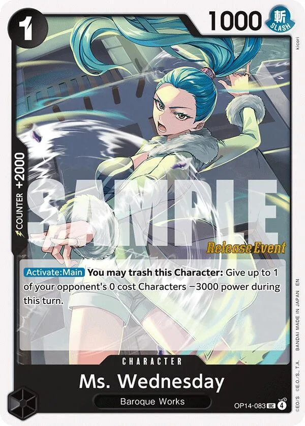 Ms. Wednesday Promos: The Azure Sea's Seven card