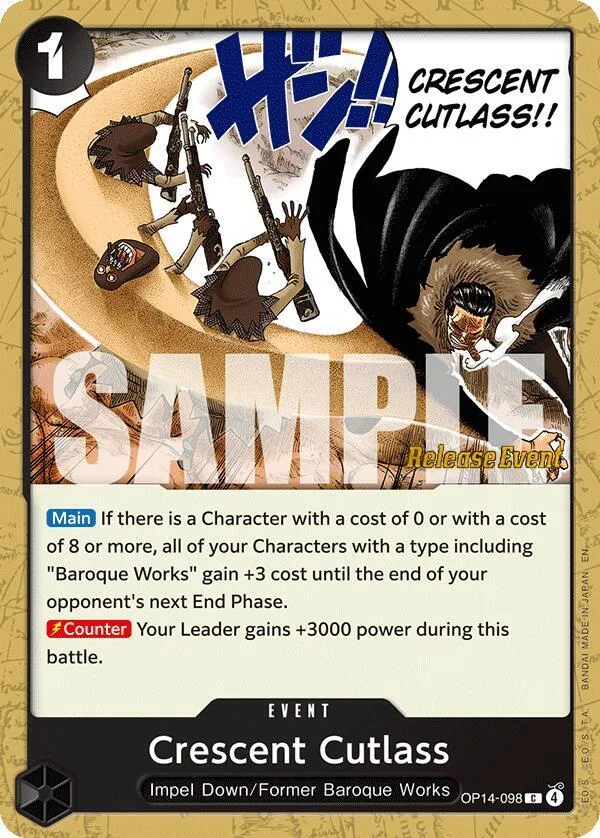Crescent Cutlass Promos: The Azure Sea's Seven card