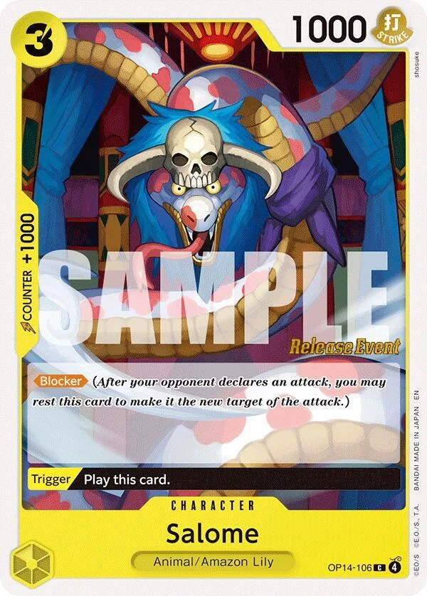 Salome Promos: The Azure Sea's Seven card