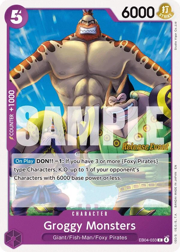 Groggy Monsters Promos: The Azure Sea's Seven card