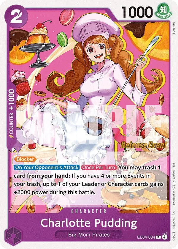 Charlotte Pudding Promos: The Azure Sea's Seven card