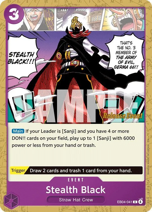 Stealth Black Promos: The Azure Sea's Seven card