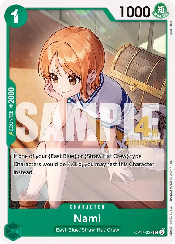Nami Promos: The World's Strongest Warriors card