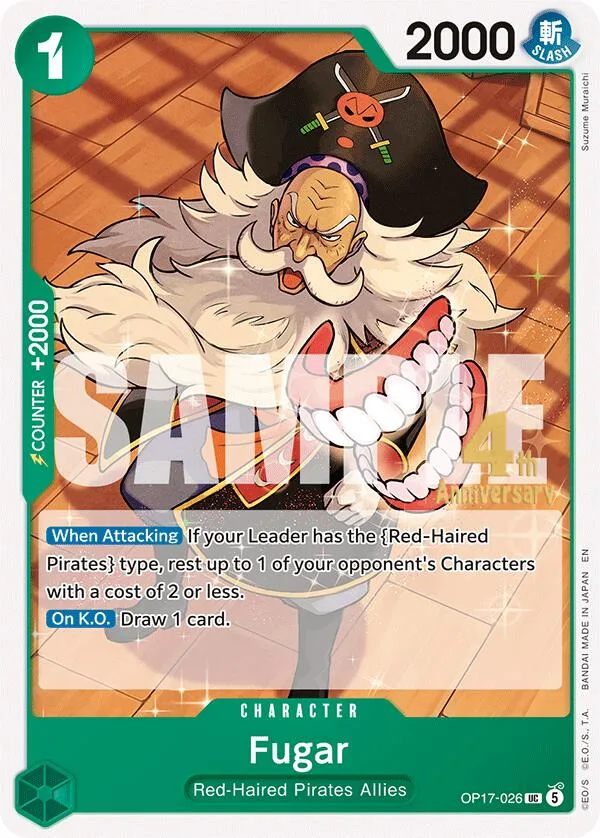Fugar Promos: The World's Strongest Warriors card