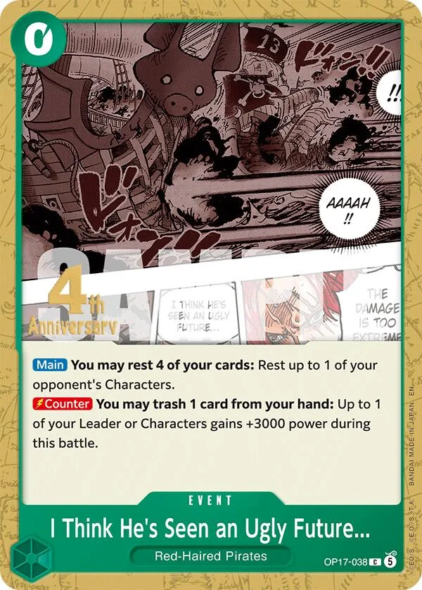 I Think He's Seen an Ugly Future... Promos: The World's Strongest Warriors card