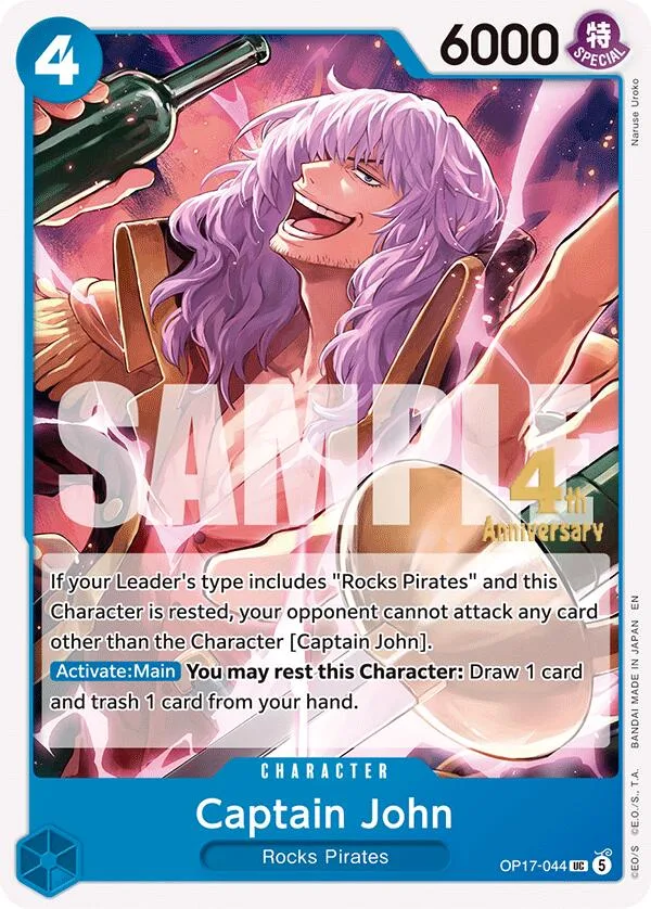 Captain John Promos: The World's Strongest Warriors card