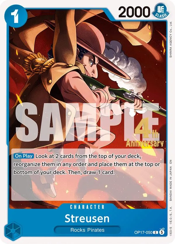 Streusen Promos: The World's Strongest Warriors card
