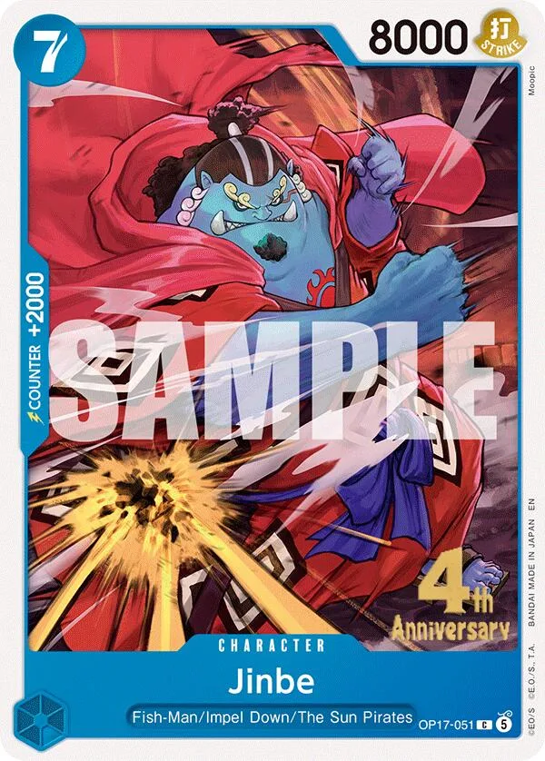 Jinbe Promos: The World's Strongest Warriors card