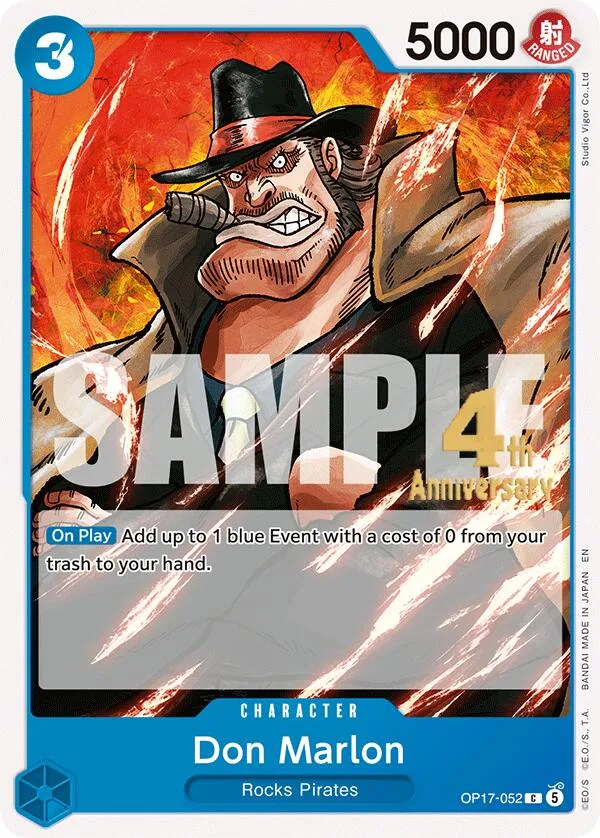 Don Marlon Promos: The World's Strongest Warriors card