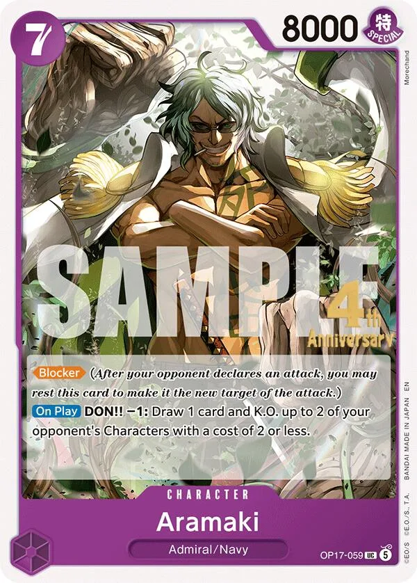 Aramaki Promos: The World's Strongest Warriors card