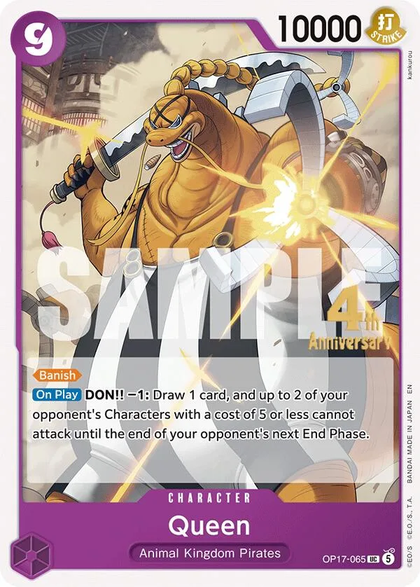 Queen Promos: The World's Strongest Warriors card