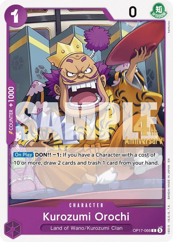 Kurozumi Orochi Promos: The World's Strongest Warriors card