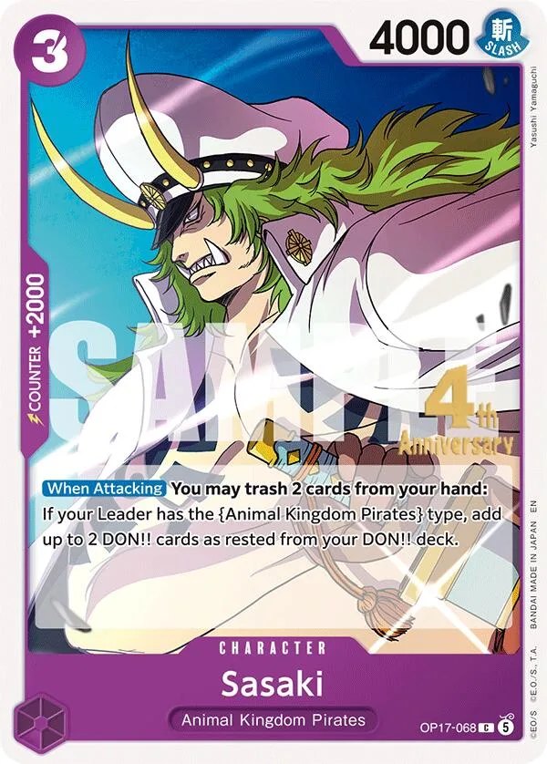 Sasaki Promos: The World's Strongest Warriors card