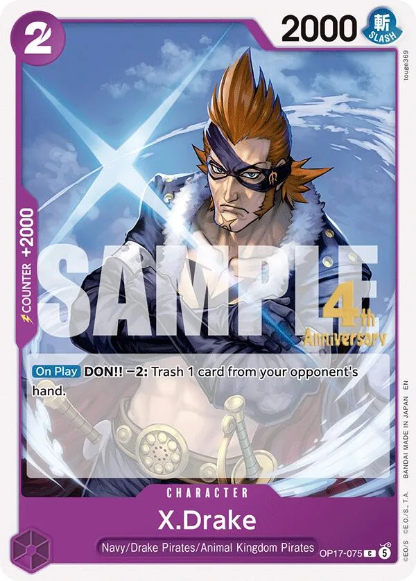 X.Drake Promos: The World's Strongest Warriors card