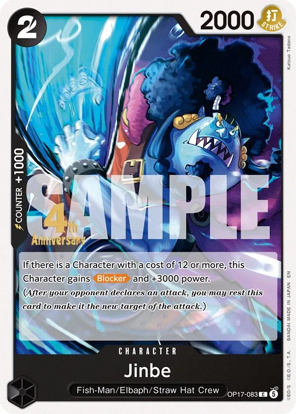 Jinbe Promos: The World's Strongest Warriors card