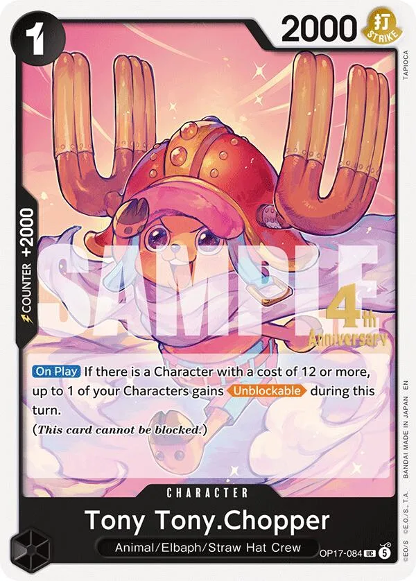 Tony Tony.Chopper Promos: The World's Strongest Warriors card