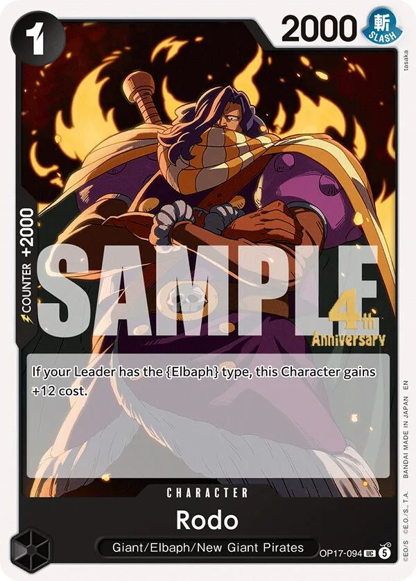 Rodo Promos: The World's Strongest Warriors card