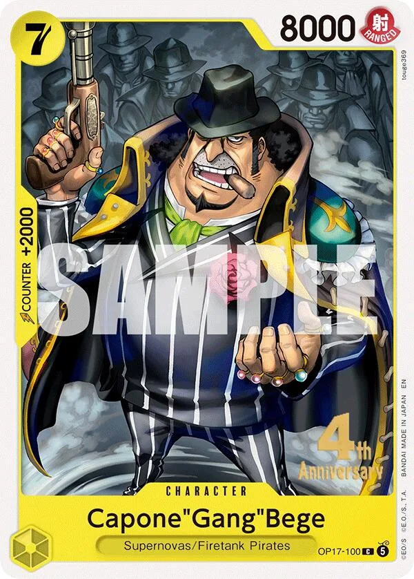 Capone"Gang"Bege Promos: The World's Strongest Warriors card