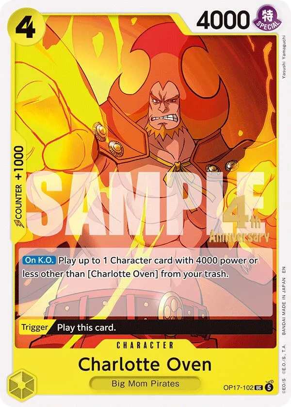 Charlotte Oven Promos: The World's Strongest Warriors card