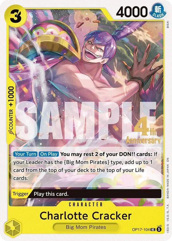 Charlotte Cracker Promos: The World's Strongest Warriors card
