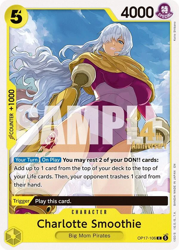 Charlotte Smoothie Promos: The World's Strongest Warriors card
