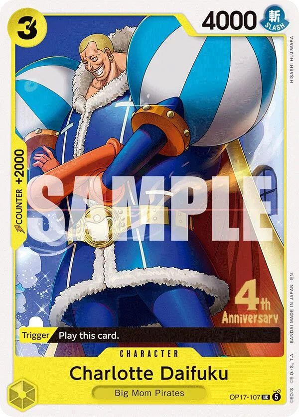 Charlotte Daifuku Promos: The World's Strongest Warriors card