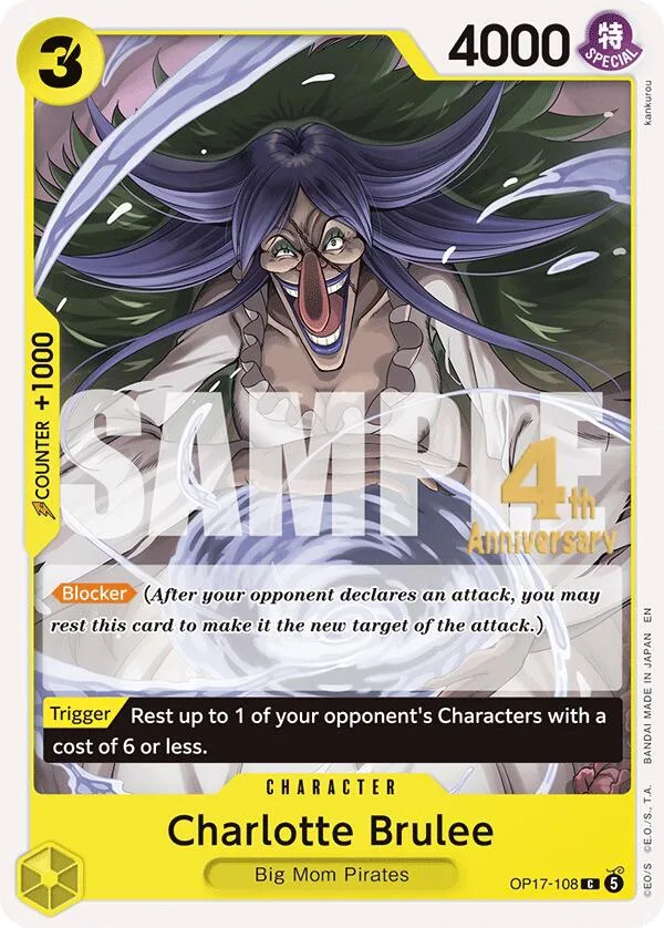 Charlotte Brulee Promos: The World's Strongest Warriors card