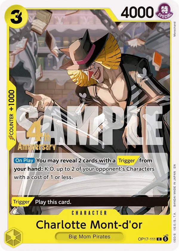 Charlotte Mont-d'or Promos: The World's Strongest Warriors card