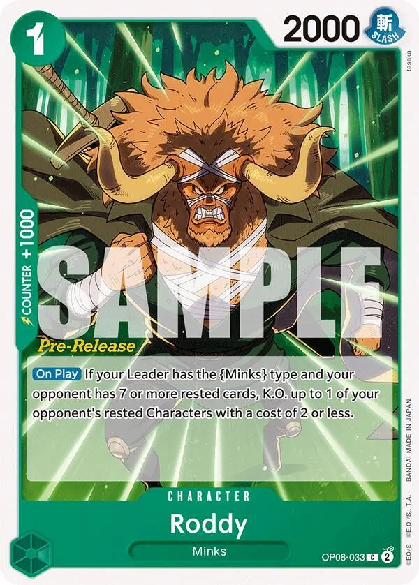 Roddy Promos: Two Legends card