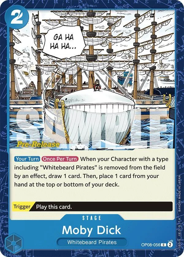 Moby Dick Promos: Two Legends card