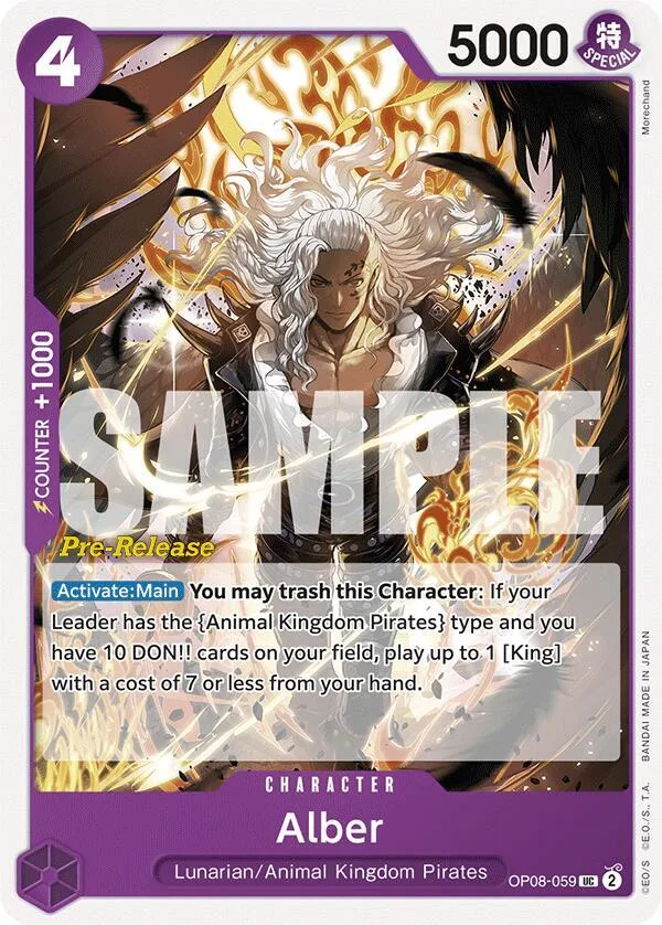 Alber Promos: Two Legends card