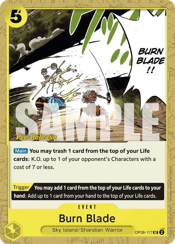 Burn Blade Promos: Two Legends card