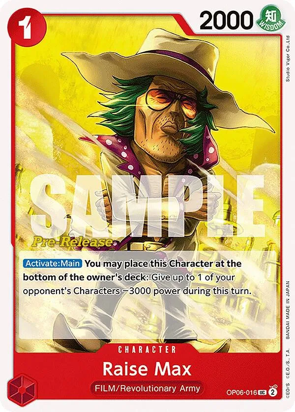 Raise Max Promos: Wings of the Captain card