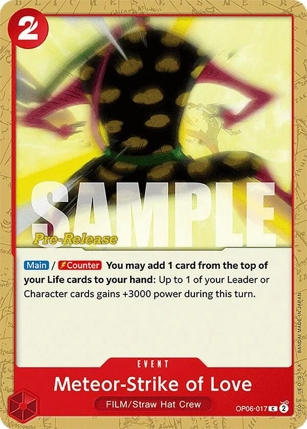 Meteor-Strike of Love Promos: Wings of the Captain card