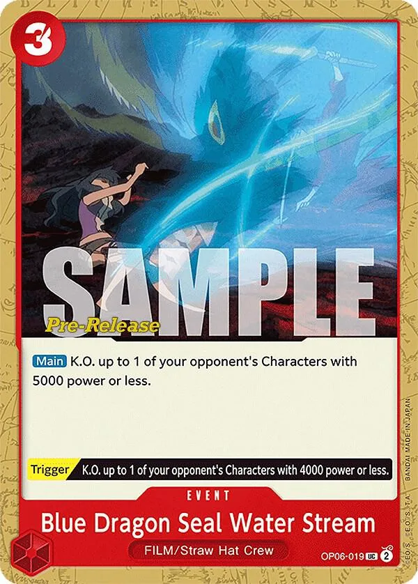 Blue Dragon Seal Water Stream Promos: Wings of the Captain card