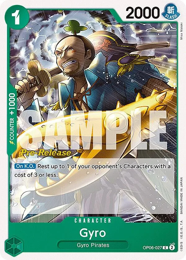 Gyro Promos: Wings of the Captain card
