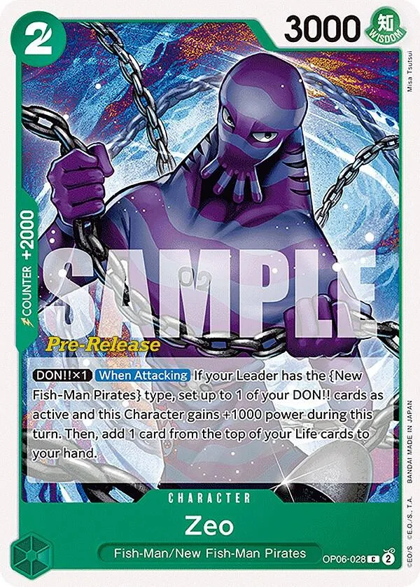 Zeo Promos: Wings of the Captain card