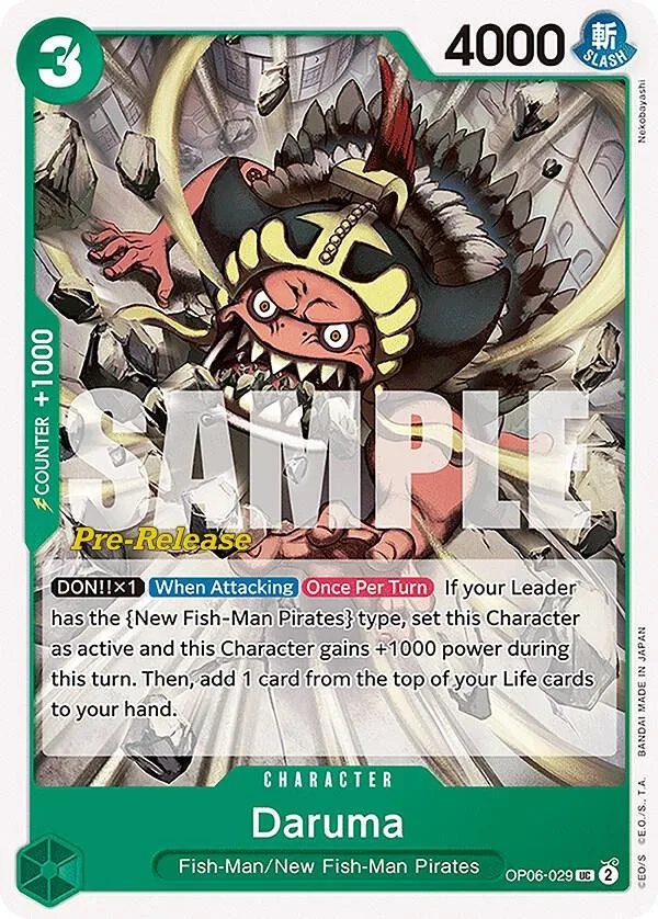 Daruma Promos: Wings of the Captain card