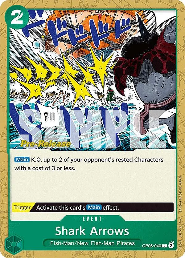 Shark Arrows Promos: Wings of the Captain card