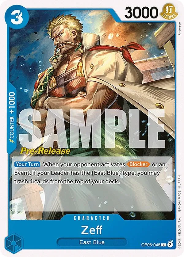Zeff Promos: Wings of the Captain card