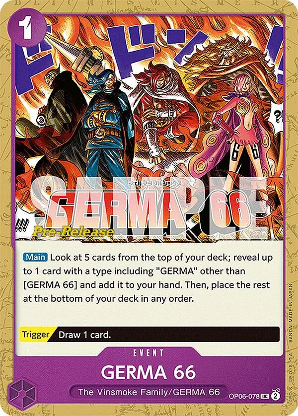 GERMA 66 Promos: Wings of the Captain card