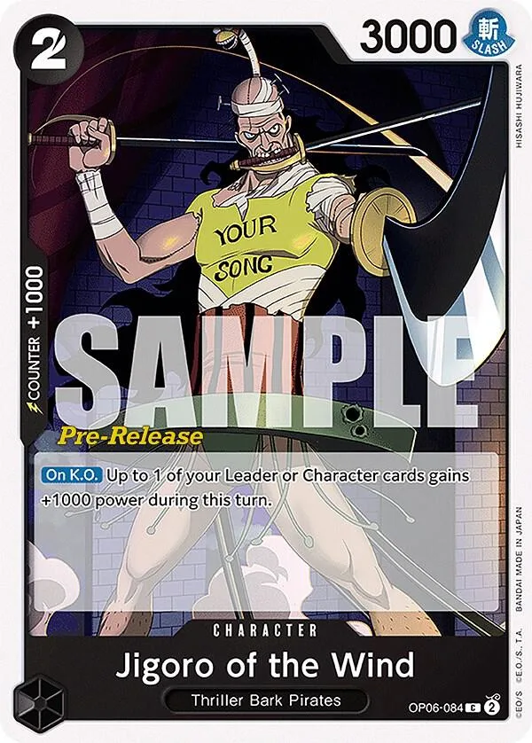 Jigoro of the Wind Promos: Wings of the Captain card