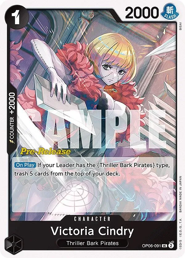 Victoria Cindry Promos: Wings of the Captain card