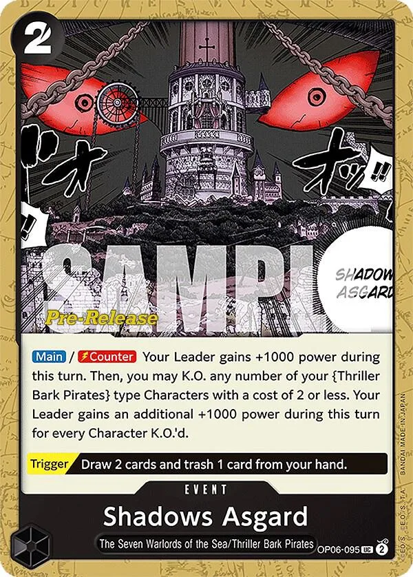 Shadows Asgard Promos: Wings of the Captain card