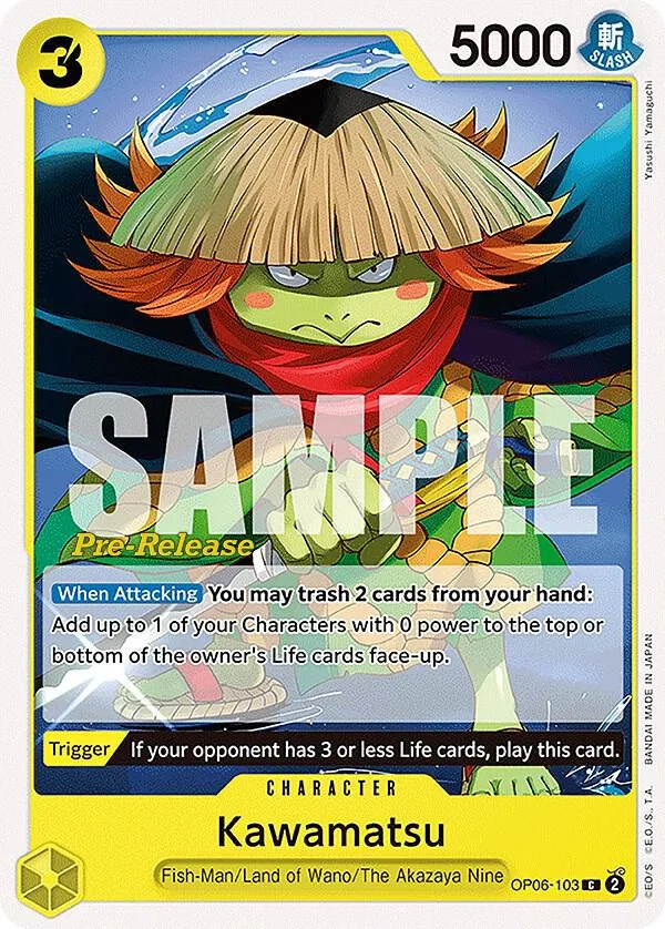 Kawamatsu Promos: Wings of the Captain card