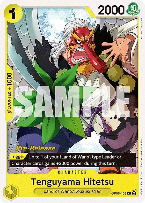 Tenguyama Hitetsu Promos: Wings of the Captain card