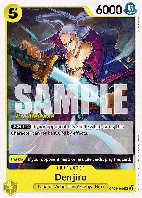 Denjiro Promos: Wings of the Captain card