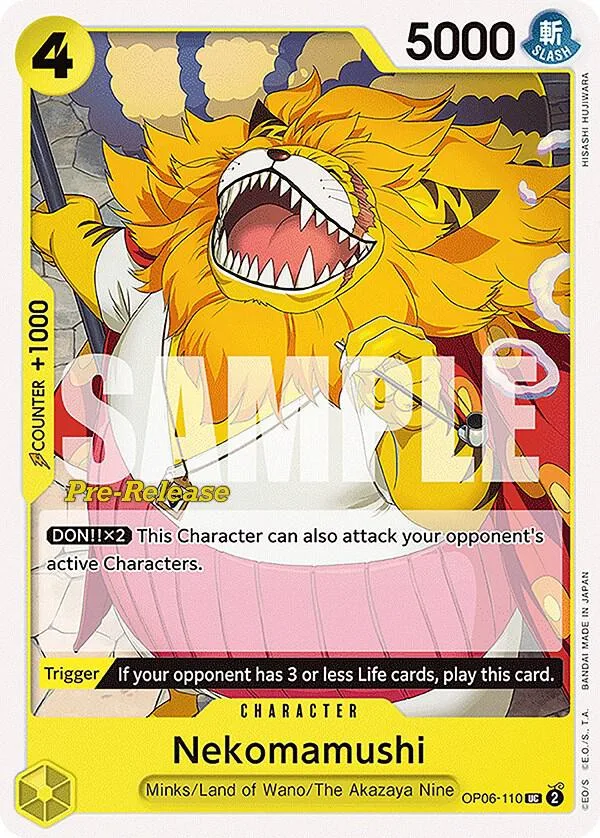 Nekomamushi Promos: Wings of the Captain card